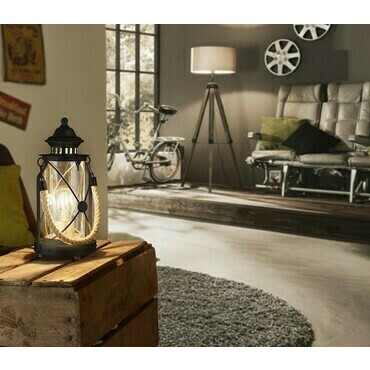 Svítidlo stolní EGLO TL 1 E27 SCHWARZ BRADFORD