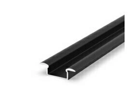 LED profil vestavný GREENLUX AL-PROFIL (F) B 1m, černá