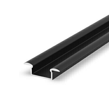 LED profil vestavný GREENLUX AL-PROFIL (F) B 1m, černá