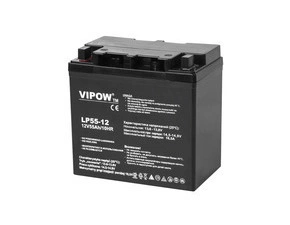 Baterie olověná VIPOW BAT0223, 12V, 55Ah