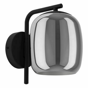 EGLO WL/1 E27 SW/GRAU-TRANSP.'CIAMPINO'