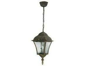 Venkovní závěsné svítidlo Toscana antická zlatá E27 1×60W RABALUX 8394