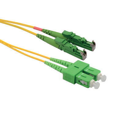 Kabel patch SOLARIX SXPC-E2000/SC-APC-OS-5M-D, E2000/APC-SC/APC, Singlemode, 9/125, OS, Duplex, 5m