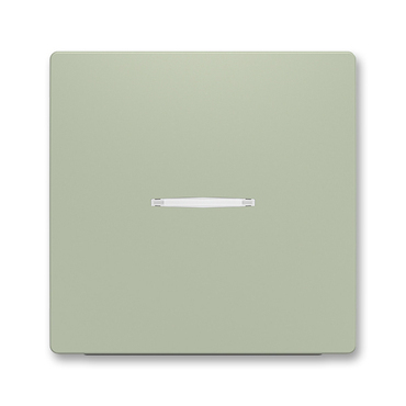 Kryt spínače ABB Zoni 3559T-A00653 243, olivová, jednoduchý, s průzorem