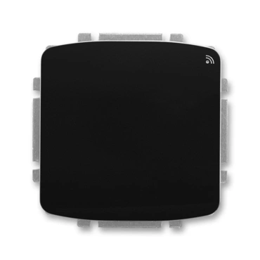 Spínač s krátkocest. ovl. ABB Tango 3299A-A23108 N, černá, s přijímačem RF signálu, 868 MHz