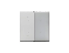 Kryt SIMON 55 TKE24/143, pro elektronické spínače a ovladače, 1/2násobný, levostranný, hliníková ma