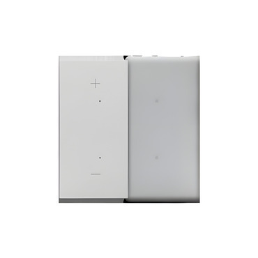 Kryt SIMON 55 TKE24/143, pro elektronické spínače a ovladače, 1/2násobný, levostranný, hliníková ma