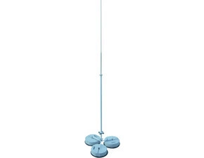 DEHN 819287  Jímací stožár 30 pro vodič HVI-light SET s třínohým stativem  L 2800mm DEHN DEHN