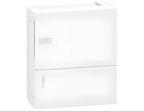 Rozvodnice nástěnná SCHN MIP12108 Mini Pragma 8M, bílé plné dveře