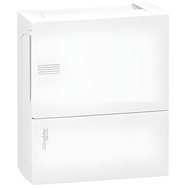 Rozvodnice nástěnná SCHN MIP12108 Mini Pragma 8M, bílé plné dveře