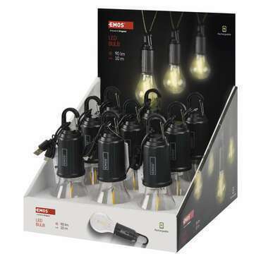 EMOS P4719 LED NABÍJECÍ ŽÁROVKA 90 lm, 9ks