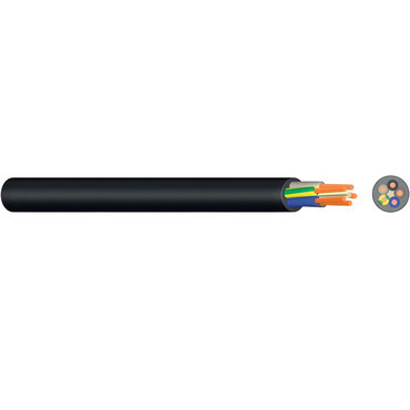 Kabel pryžový H05RR-F 5G2,5 á100 měděný