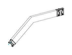 SCHN KSA250DLF43B Koleno 250 A vertikální na míru dolu RP 37,4kč/ks