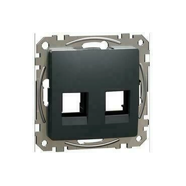SCHN SDD114444C Sedna D/E - Kryt pro RJ45 AMP Keystone UTP, Antracit
