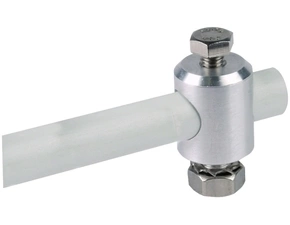 DEHN 106301  Upevňovací svorník D 16mm Al se šroubem, maticí a vějíř. podložkou pro iso DEHN DEHN