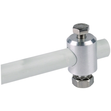 DEHN 106301  Upevňovací svorník D 16mm Al se šroubem, maticí a vějíř. podložkou pro iso DEHN DEHN