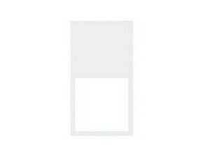 Rámeček Minimal vertikální SIMON 10002620-230, 2 násobný, 2 moduly, bílá matná