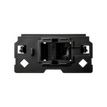 Adaptér SIMON 10000001-039, pro 1 konektor RJ45, kompatibilní s formáty Keystone a Systimax