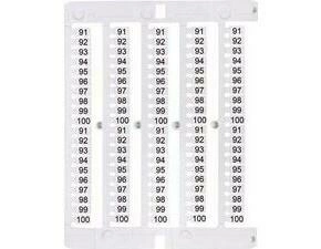 ETI 003903106 Označovací lišta, ES-NU0851600