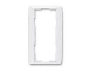 Rámeček dvojnásobný ABB Element 3901E-A00121 03, bílá/bílá, svislý