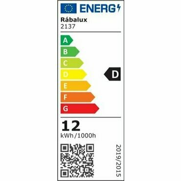 LED svítidlo RABALUX 2137 SMD LED panels, transparent, 12W, 1450lm 3000K