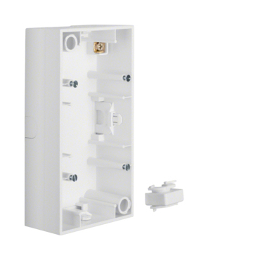 HAG 10428989 Krabice, 2-násobná na omítku, Berker S.1, bílá, lesk