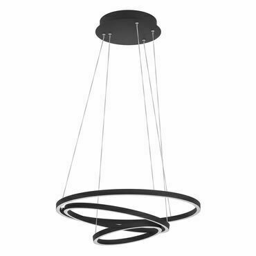 Svítidlo závěsné EGLO LED-ZIG-CCT HL SCHWARZ LOBINERO-Z