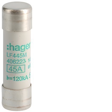 HAG LF445M Pojistka válcová, velikost 14x51, 45A aM, 500V AC