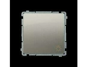 Ovladač zapínací SIMON BMS1A.01/29, řazení 1/0, 16 A/250 V~, šroubové svorky, saténová