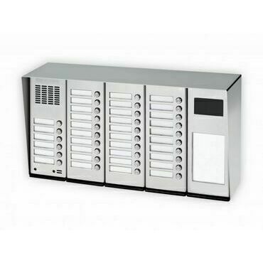 Tablo zvonkové CZECHPHONE 4004003560, MELODY, 36 jmenovek, na omítku, 5 modulů