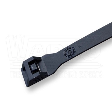 wpr11545 WT-OL-180STB vázací pásky se zámkem OUTLOK a vnějším ozubením, nylon 66, 180 x 6,0 mm, čern