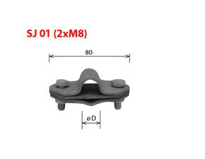 Svorka k jímači KOVO 23948 SJ 01 2xM8, nerez
