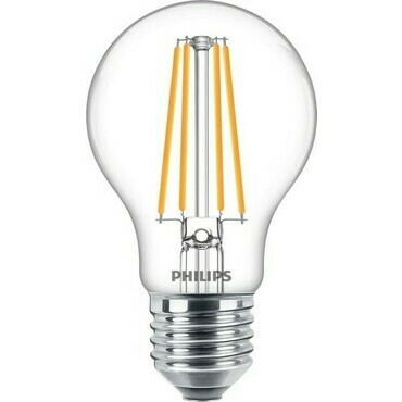 LED žárovka Philips CorePro Bulb ND 8.5-75W E27 A60 840 CL G, nestmívatelná, čirá