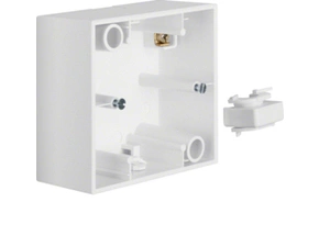 HAG 10411909 Krabice, 1-násobná na omítku, Berker B.1/B.3, bílá, mat