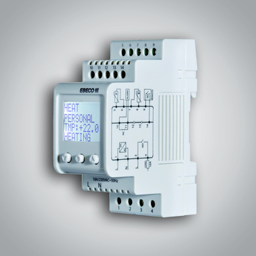 FENIX 4200170 EB-Therm 800 Digitální termostat s LCD na DIN (2 moduly)