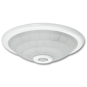 LED svítidlo stropní ECOPLANET bílé 2xE27 s PIR senzorem, max 2x40W