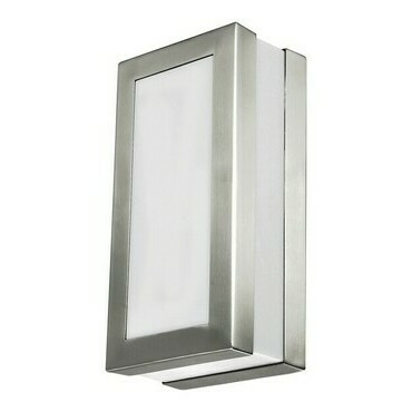 Venkovní nástěnné svítidlo Stuttgart saténová chromová E27 1×14W RABALUX 8170