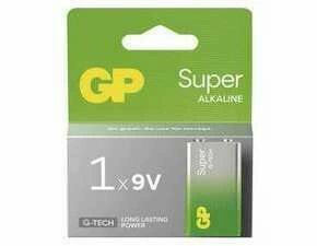 Baterie alkalická GP SUPER B01511 9V (6LR61) 1PP