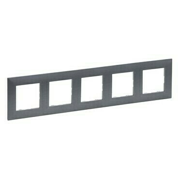 Rámeček pětinásobný LEG 863995 Niloé Step broušená ocel