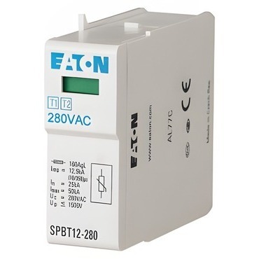 EATON 167341 SPBT12-280 Modul 280V AC, 12,5kA pro svodič SPBT12 (T1+T2, B+C)