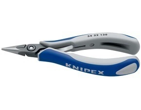 KNIPEX 34 22 130 Kleště pro elektroniku - půlkulaté