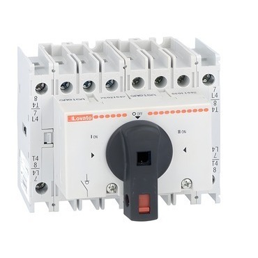 Přepínač sítí LOVATO GA040ET8 4P 40A na DIN/panel