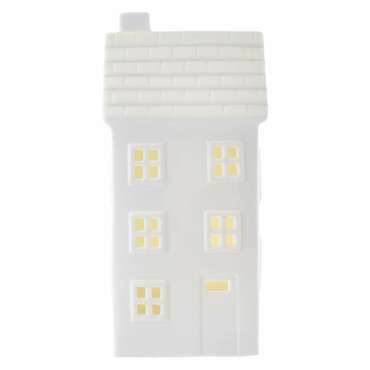 EMOS DCLW36 1LED CERAMIC HOUSE TALL WHITE WW