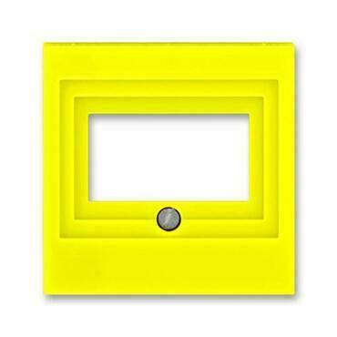 Kryt zásuvky ABB Levit 5014H-A00040 64, žlutá, repro., komunikační přímé nebo přístroje USB