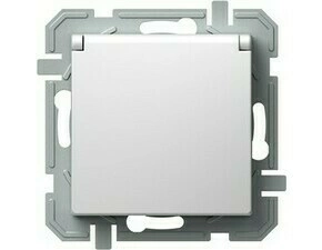 TEM ZÁSUVKA SCHUKO+KRYT 2P+E 16A 250V~ XO PP XO bílá/bílá