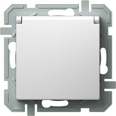 TEM ZÁSUVKA SCHUKO+KRYT 2P+E 16A 250V~ XO PP XO bílá/bílá