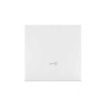 Kryt SIMON TKWK1/111, s piktogramem "klíč", 1 násobný, pro přístroje spínačů a tlačítek, bílá matná