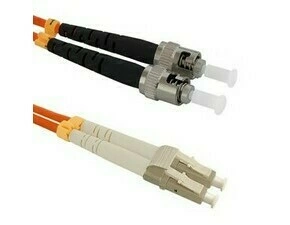 Patch kabel WIREX PO5DLCST1, LC/UPC-ST/UPC, Multimode, 50/125, Duplex, OM2, 1 m