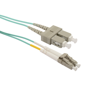 Kabel patch SOLARIX SXPC-LC/SC-UPC-OM3-1M-D, LC/UPC-SC/UPC, Multimode, 50/125, OM3, Duplex, 1m
