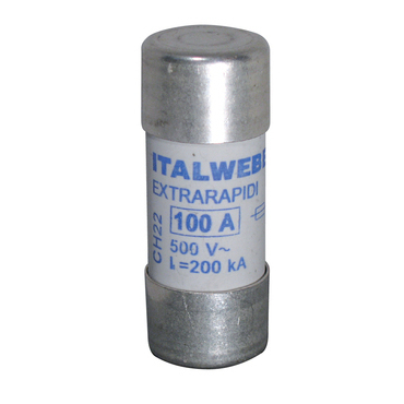 ETI 002645025 pojistka, CH22 aR 100A / 500V